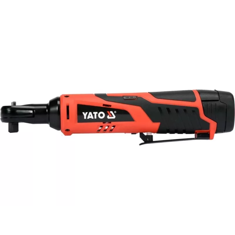 Llave de impacto a batería YATO YT-82902 12V, par 200 Nm, motor sin escobillas, accionamiento 3/8