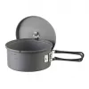 Menaje de camping ESBIT PT1100HA – olla de aluminio 1,1 L, Ø14,8 cm, 227 g, negra