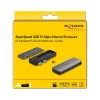 Carcasa para SSD DeLOCK USB 3.2 Gen 2 para PlayStation5 M.2 NVMe sin herramientas