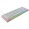 Teclado compacto CHERRY K5V2 gaming USB QWERTY inglés Blanco 67 teclas RGB LED