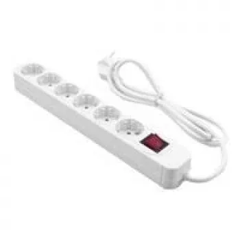MRCS206 MEDIAR EXTENSION SOCKE Regleta de enchufes de 6 tomas con interruptor (MRCS206)