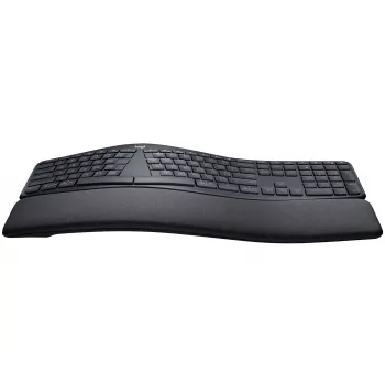 Logitech ERGO K860 - Teclado - Inalámbrico - 2,4 GHz, Bluetooth 5.0 - QWERTY - Español - Grafito