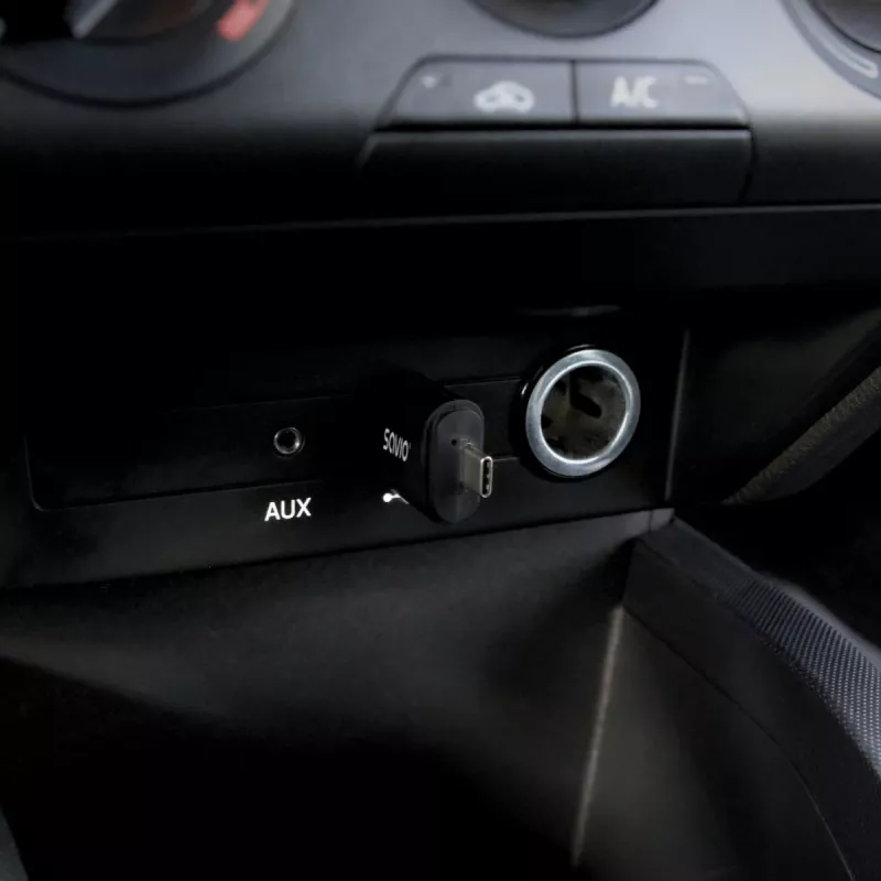 Savio TR-17 adaptador inalámbrico CarPlay y Android Auto