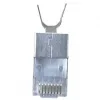 Conector RJ45 blindado EQUIP Cat 8.1, conector, plateado, 50 uds., 11,7×22,5 mm, 3,7 g