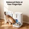 Comedero automático PETKIT YumShare Dual-hopper 2 con cámara, capacidad 5 L, ABS y acero inoxidable 304, blanco