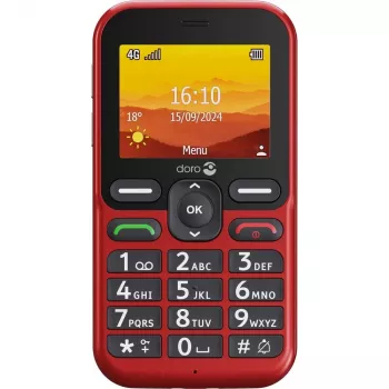 Doro Leva L10 4G, teléfono de teclas grandes, Rojo (380571)