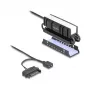 Disipador DELOCK 18460 para SSD M.2 2280 — aluminio/cobre, RGB 5V, negro