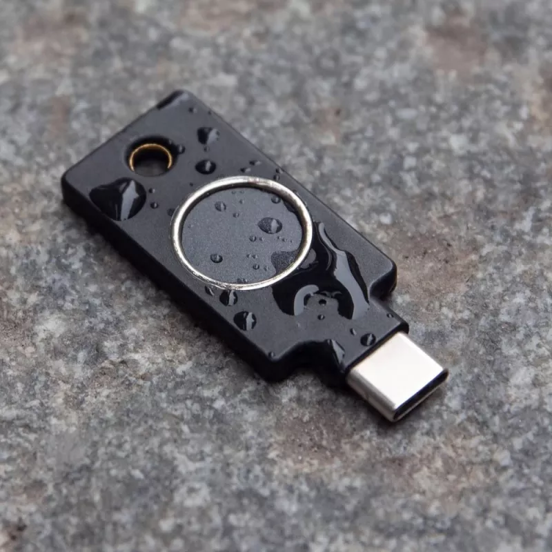 YubiKey C Bio FIDO Edition Yubico negro autenticación sin contraseña