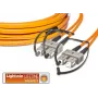 Lightwin Cable de conexión de fibra óptica plano dúplex de alta calidad, MM OM2, SC - SC cable de conexión de fibra óptica (LDP-50 SC-SC 3.0 FD)