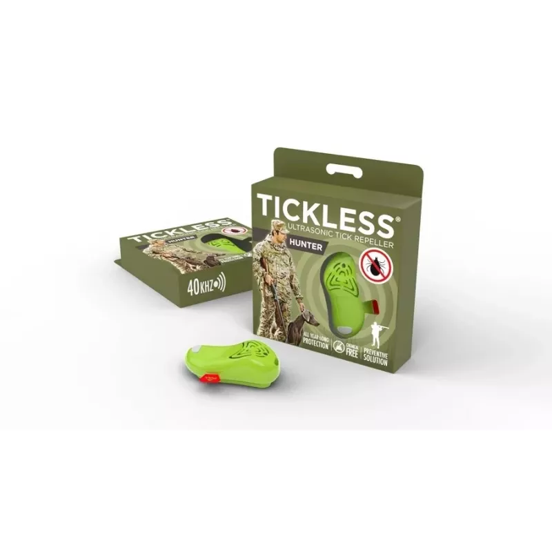 TICKLESS eliminador de garrapatas por ultrasonidos, para cazadores HUNTER, verde
