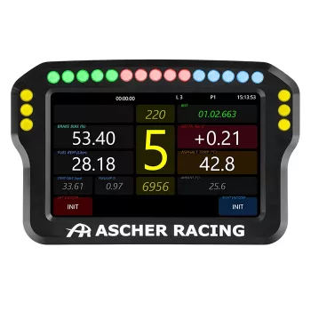 Panel de instrumentos para volante Ascher Racing 4