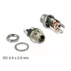 Conector de cables DeLOCK 89911 DC negro níquel