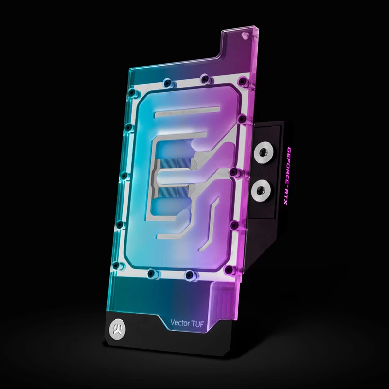 Bloque de agua EK Water Blocks acrílico cobre negro níquel transparente