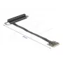 Delock Adaptador Mini PCIe macho a ranura PCIe 3.0 x16, acodado 90 grados, con cable
