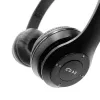 Auriculares inalámbricos MEDIA-TECH EPSILION BT MT3591 Bluetooth 4.2 micrófono radio FM negro