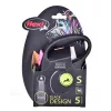 Correa automática Flexi Black Design S 5 m para perro