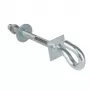 Tornillo de gancho Extralink EX.6464 16/200 mm – anclaje metálico para techo y pared para gestión de cables