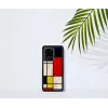 Funda protectora iKins para Samsung Galaxy S20 Ultra — Mondrian negro