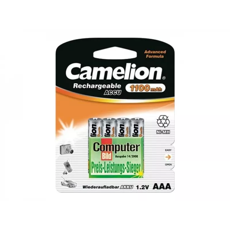 Batería recargable Camelion NH-AAA1100BP4