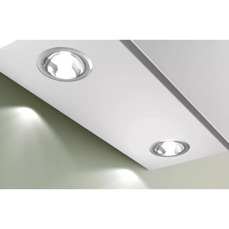 Campana extractora de pared Bosch DWK65DK20, 590×325×690 mm, 550 m³/h, 3 velocidades, 62 dB, blanca, filtro de grasa de aluminio