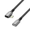 USB 3.2 Gen2 Type-C a conector hembra USB-C, PD, 1 m
