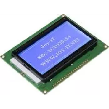 Pantalla LCD Joy-it blanca azul 128 x 64 píxeles (An x Al x Pr) 93 x 70 x 12 mm (LCD128x64SPI)