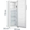 Congelador vertical Gorenje FN617EEW5 — 240 L, No Frost, 172 cm de altura, independiente, blanco, indicador, clase energética E
