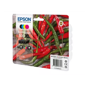 Epson 503XL cartucho de tinta 4 uds. original alto rendimiento (XL) negro, cian, magenta, amarillo