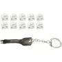 Bloqueador de puerto ShiverPeaks 08-01036 RJ-45 blanco con llave