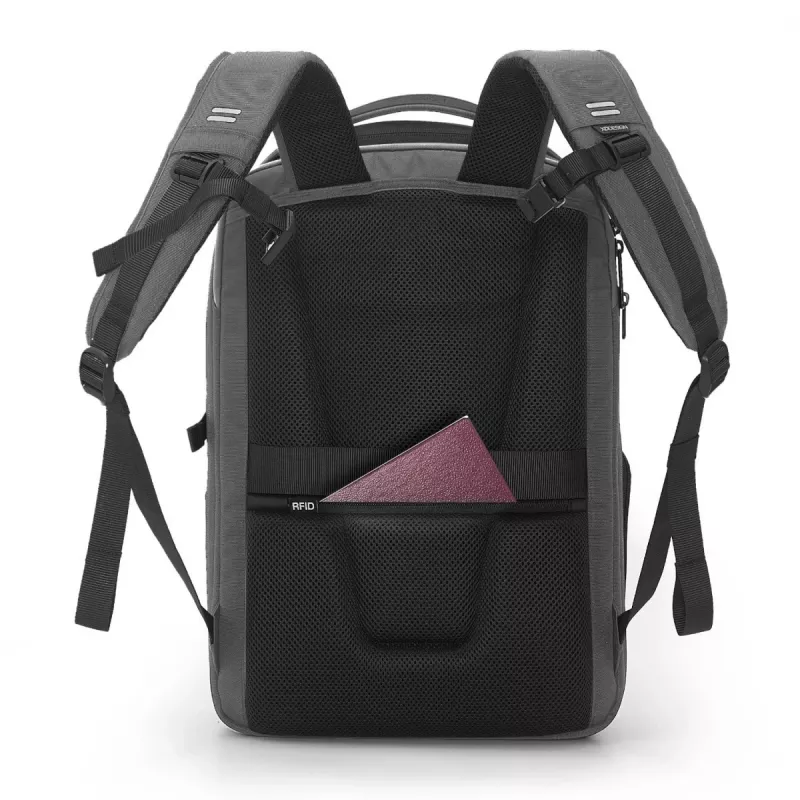 Mochila XDDESIGN Bizz Gris P705.932 – mochila urbana ligera y resistente al agua