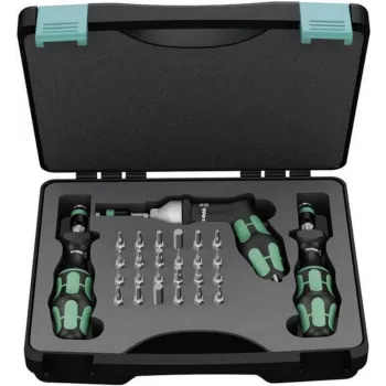 Wera Juego de destornilladores dinamométricos de taller 27 piezas 7440/41/42 0,3 - 6 Nm (05074739001)