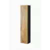 Conjunto de armarios de salón Cama VIGO 1 negro/roble wotan