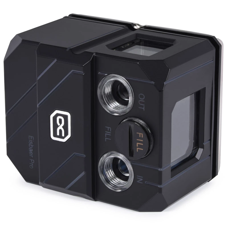 Refrigerante Alphacool Eisbaer Pro Aurora Acrílico Cobre Níquel 1/4 pulgadas