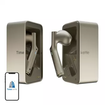 Auriculares traductores in-ear Timekettle W4 AI Gold — auriculares de interpretación simultánea
