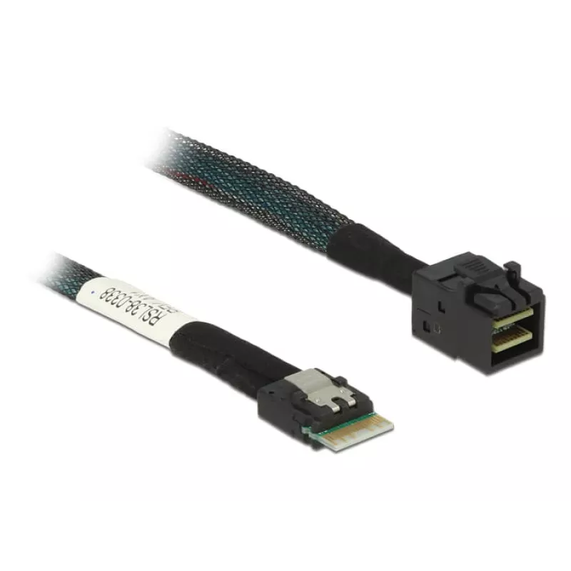 Cable SAS DeLOCK 85081 0,5 m fino SAS SFF-8654 Mini SAS HD SFF-8643