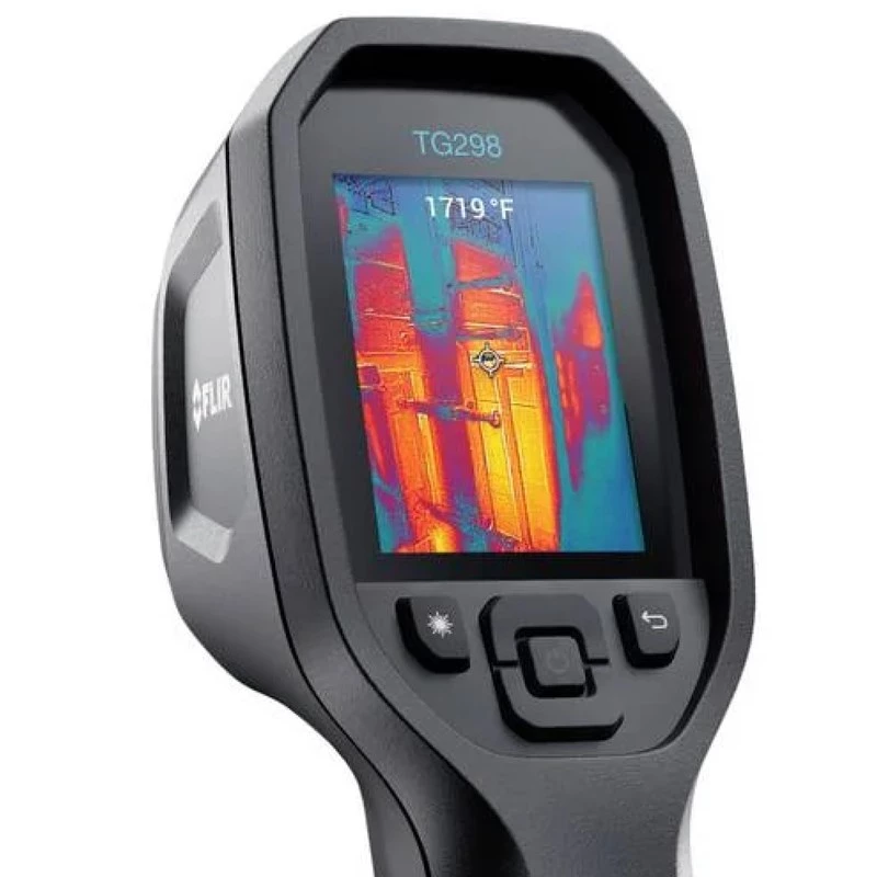 FLIR TG298 cámara termográfica de mano, 160x120, MSX Super Resolution 320x240, de -25 a +1080 °C, láser, pantalla LCD, negra