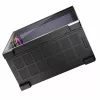 Caja de PC MODECOM Volcano Stellar 5F ATX Midi Tower, cristal templado, 5 ventiladores preinstalados, USB‑C, compatible con microATX/ATX, GPU máx. 420 mm, altura de disipador de CPU 175 mm