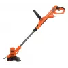 Black & Decker BESTA525-QS, desbrozadora, 25 cm, hilo de nailon, mango en D, 1,6 mm, 10 m