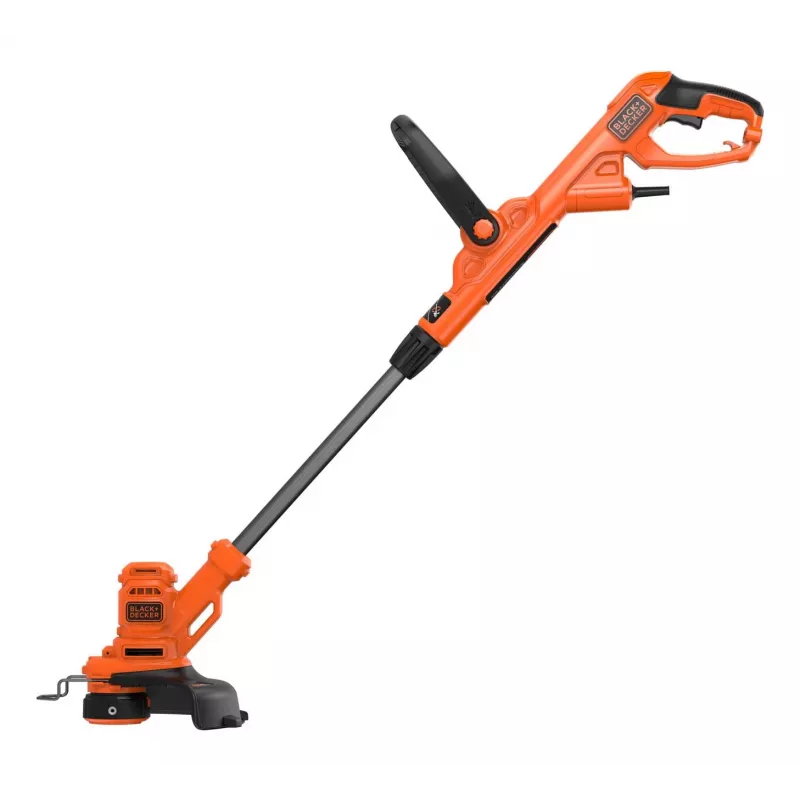 Black & Decker BESTA525-QS, desbrozadora, 25 cm, hilo de nailon, mango en D, 1,6 mm, 10 m