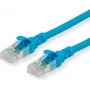 ROLINE - cable de parcheo - RJ-45 (M) a RJ-45 (M) - 3 m - UTP - CAT 6a - libre de halógenos, moldeado, hilo flexible - azul (21.15.2743)