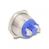 Interruptor pulsador DeLOCK 22040 2P níquel acero inoxidable 250V 5A