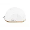 Panera Maestro MR-1678G ovalada, plástico y bambú, 350×200×250 mm, tapa blanca deslizante