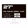 JAPANNEXT monitor WQHD 68,6 cm (27 pulgadas) 2560x1440 píxeles, panel IPS, 8 ms, 75 Hz, AMD FreeSync, HDMI, DisplayPort (JN-IPS270WQHD75F-C65W-HSP-W)