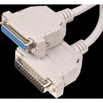 Cable alargador D-SUB ShiverPeaks AK 405 SC 25 pines conector macho/hembra, 5 m