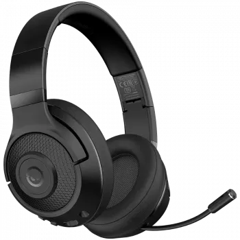 LORGAR Noah 500, auriculares gaming inalámbricos con micrófono, JL7006, BT 5.3, autonomía de hasta 58 h (1000mAh), cable de carga USB-C (0,8 m), cable AUX de 3,5 mm (1,5 m), tamaño: 195*185*8