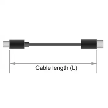 DeLOCK - Adaptador inversor de audio - conector mini de 4 polos (M) a conector mini de 4 polos (M) - 13cm - Negro (65896)