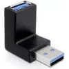 Adaptador USB 3.0 M/H DeLOCK 65340 Negro