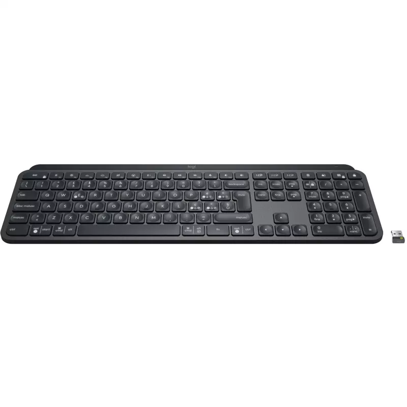 Logitech MX Keys for Business Teclado RF Wireless + Bluetooth Italiano Grafito (920-010247)