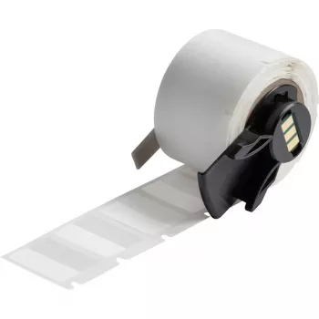 Brady, M6-96-427, vinilo, autolaminante, blanco/transparente, mate, 25,40 x 9,53(19,05) mm, para diámetro de cable 2,00 - 3,00 mm, permanente (250 uds.) (173917)