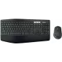 Conjunto de teclado y ratón inalámbrico Logitech MK850 Performance – Tamaño completo (100%) – Inalámbrico – RF Wireless + Bluetooth – QWERTY – Negro – Ratón incluido